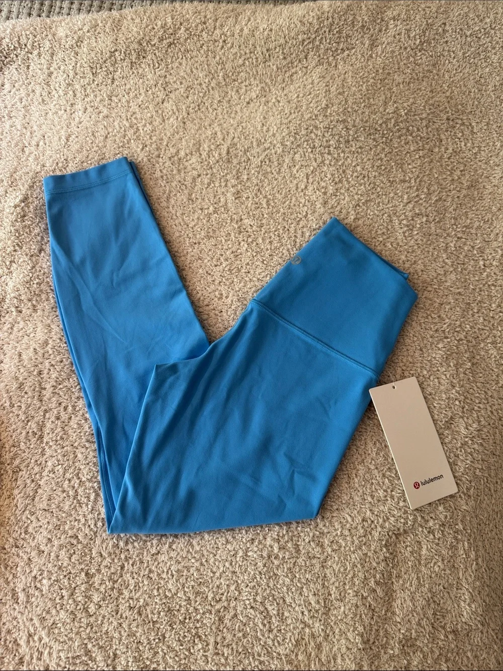 NWT lululemon Align HR no line Blue Leggings Size 6